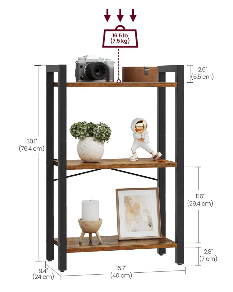 3 Tier Bookshelf