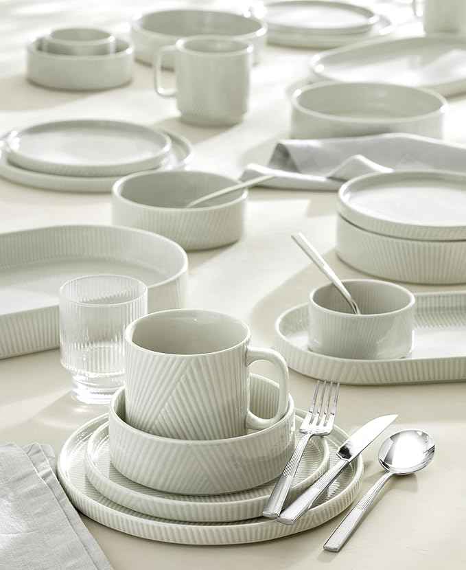 Lenox 898017 Modulus 12-Piece Bowl Set, Vapor