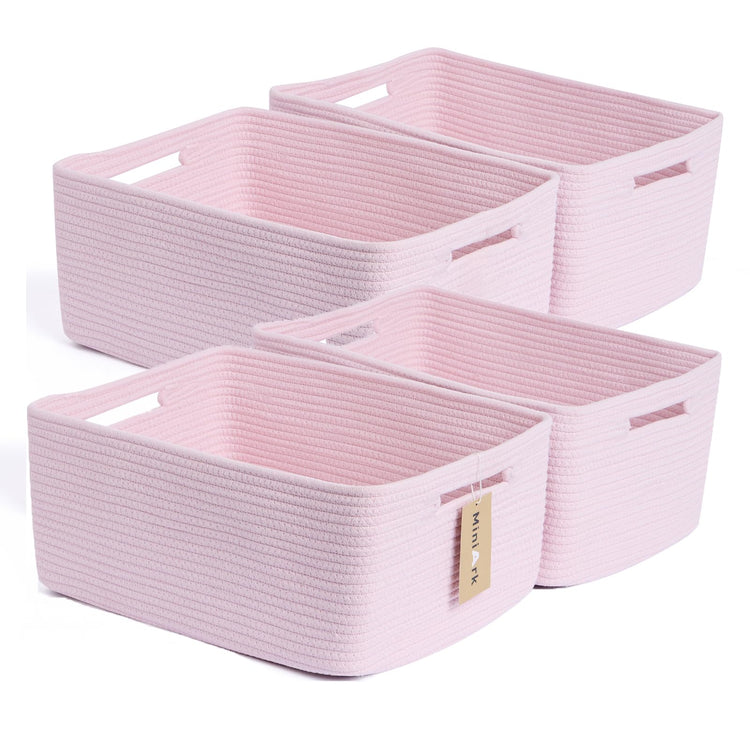 Large Storage Baskets for Organizing (4 Count)