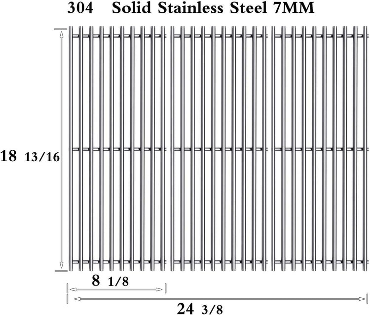 SN0811 (3-Pack) SA0811 (3-Pack) Replacement Parts for Kitchen Aid 720-0787D Heat Plate,Burner,Grates Gas Grill-griddles