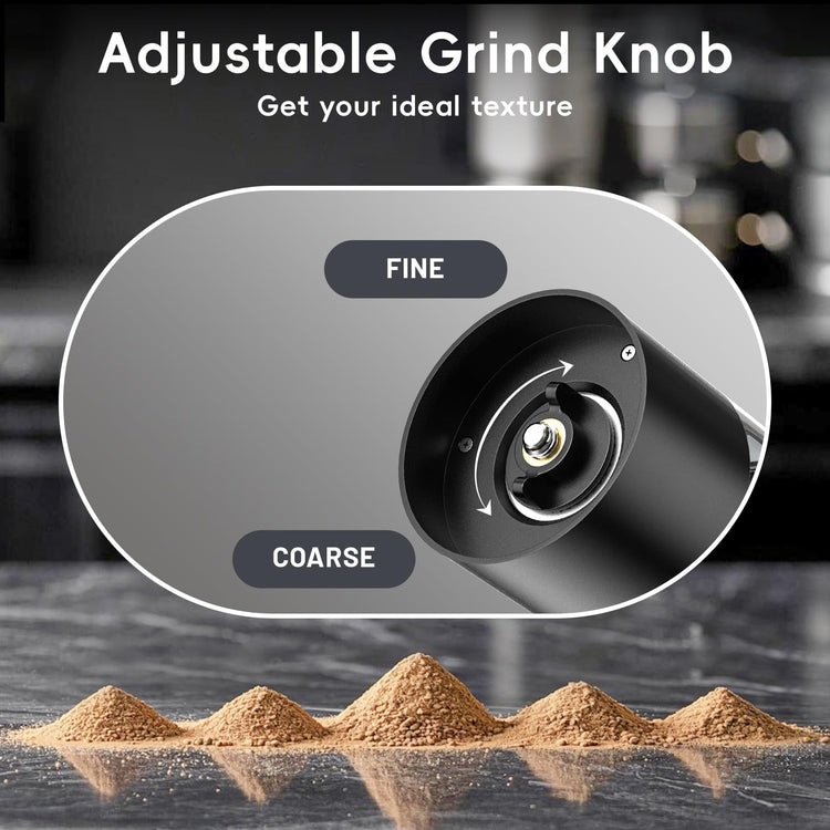 Electric Salt and Pepper Grinder Set