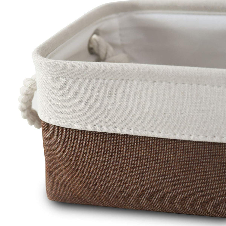 Small Storage Baskets for Shelves (4 Count)