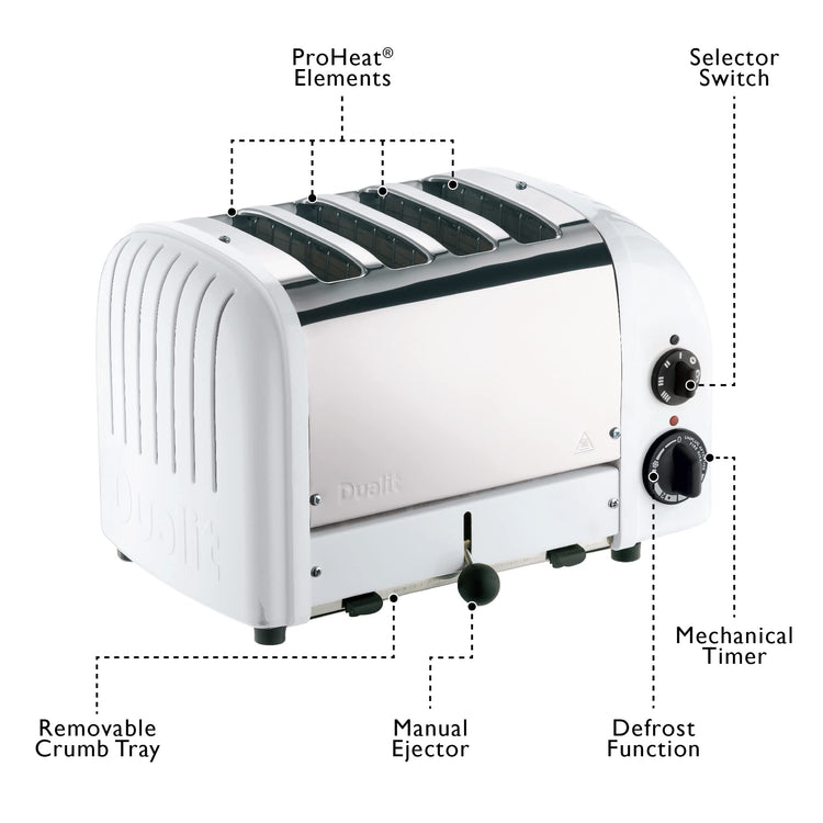 Classic 4 Slice NewGen Stainless Steel Toaster