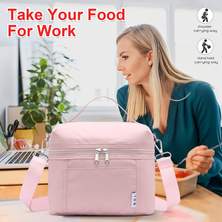 NOL 8L Insulated Lunch Bag for Women