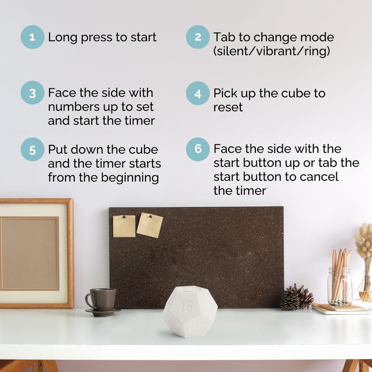Pomodoro Cube Timer Productivity