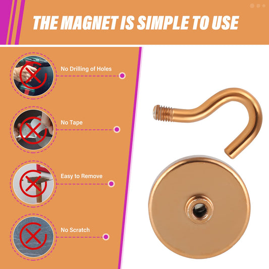 Magnetic Hooks (10 Count)