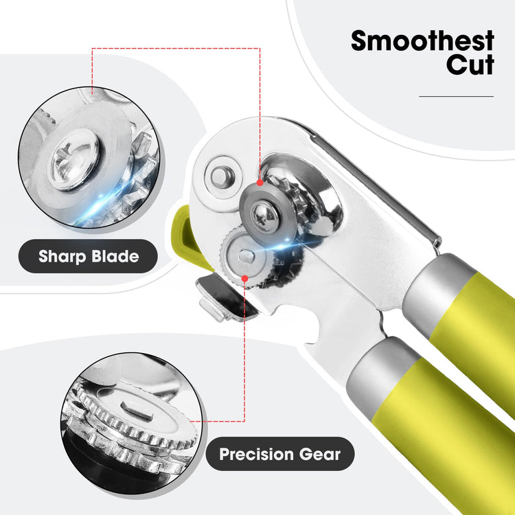 Heavy Duty Hand Can Opener Manual with Magnet