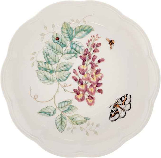 Lenox Dinnerware Set, Butterfly Meadow 18-Piece Set, Service For 6, White Porcelain, Butterfly And Flower Designs, Plates And Bowls Sets, Dishwasher Safe, Home & Kitchen (18 Pieces, Assorted)