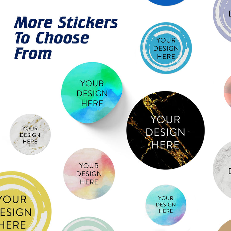 Custom Vinyl Stickers Your Image (100 Count)