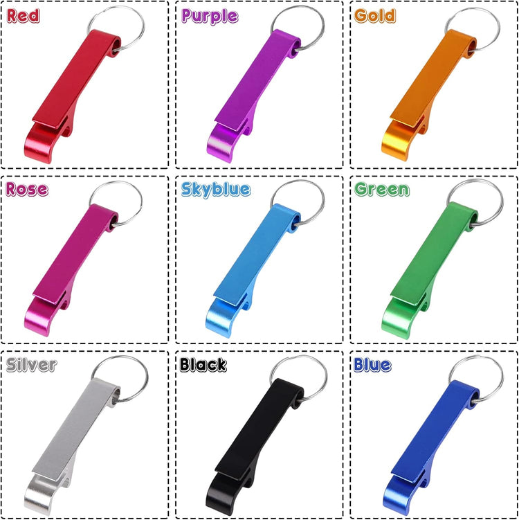 200PCS Personalized Bottle Opener Keychain Bulk Custom Beer Bottle Opener with Logo Text Engraved Wedding Bottle Opener Favors Customized Gifts for Guests Baby Shower Birthday Party-Purple