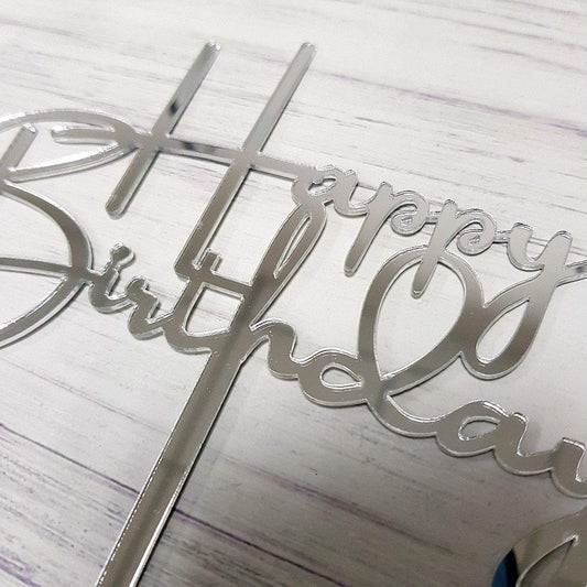 Happy Birthday Cake Topper for Birthday Party Decorations