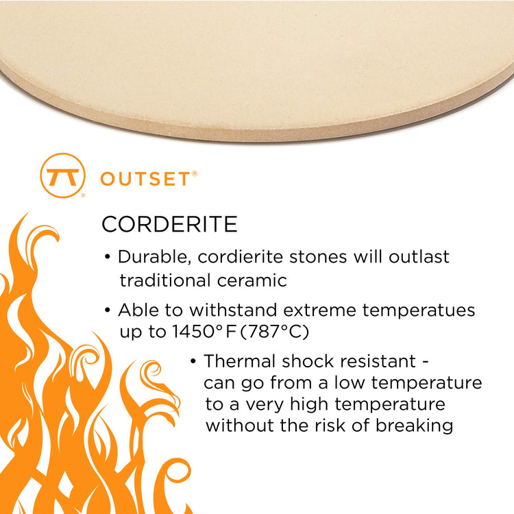 Pizza Grill Stone Tiles For Oven and Grill (4 Count)