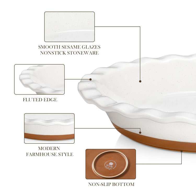 Ceramic Pie Pan for Baking