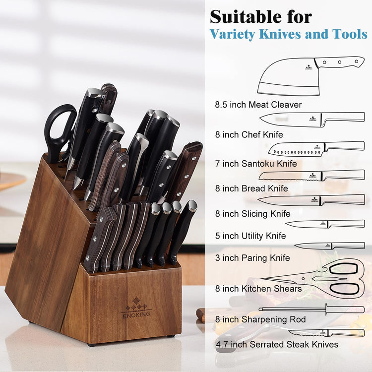 Knife Block without Knives (25 Slots)