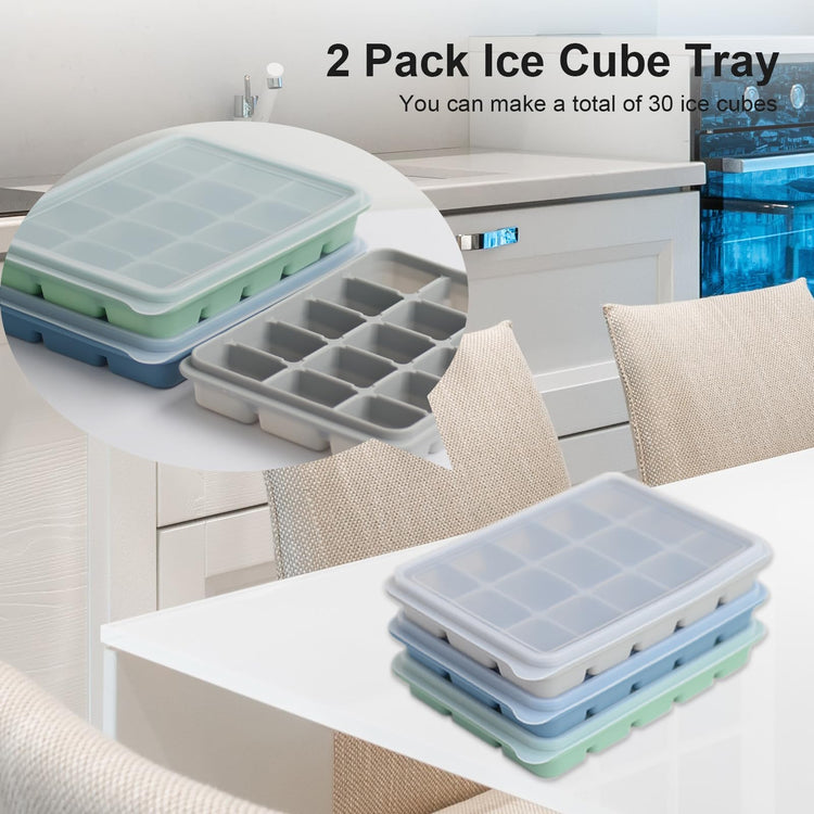 Ice Cube Trays Set of 3 (3 Count)