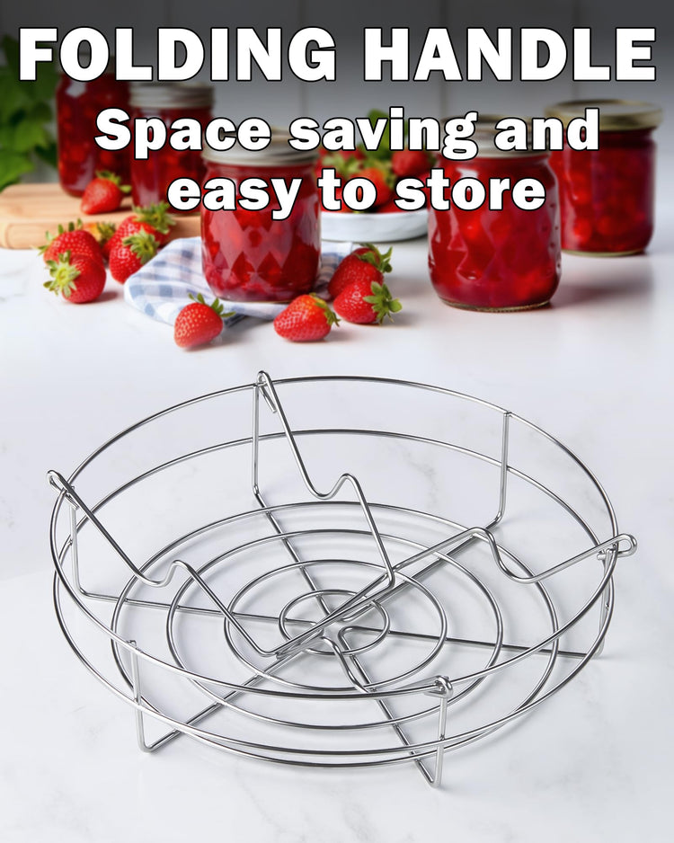 Stainless Steel Water Bath Canning Pot with rack and Lid