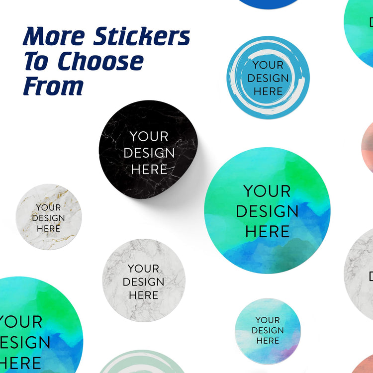 100 Custom Vinyl Stickers (100 Count)