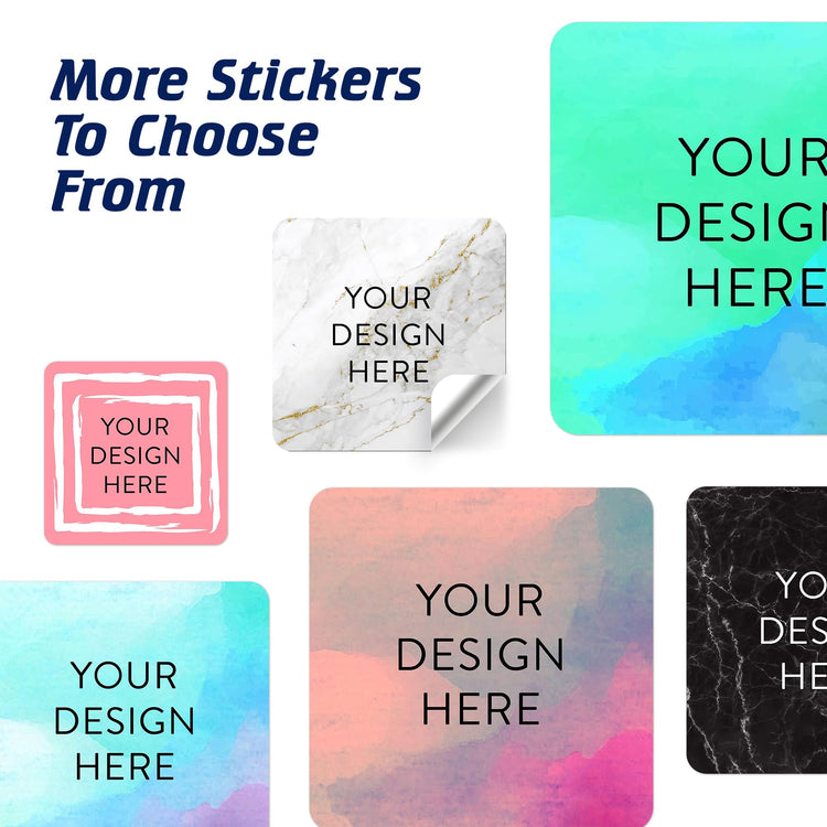 100 Custom Vinyl Stickers (100 Count)
