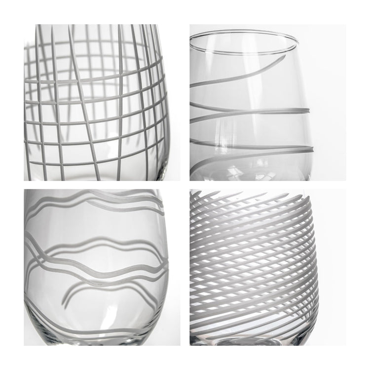Symmetry Stemless Wine Glass (4 Count)