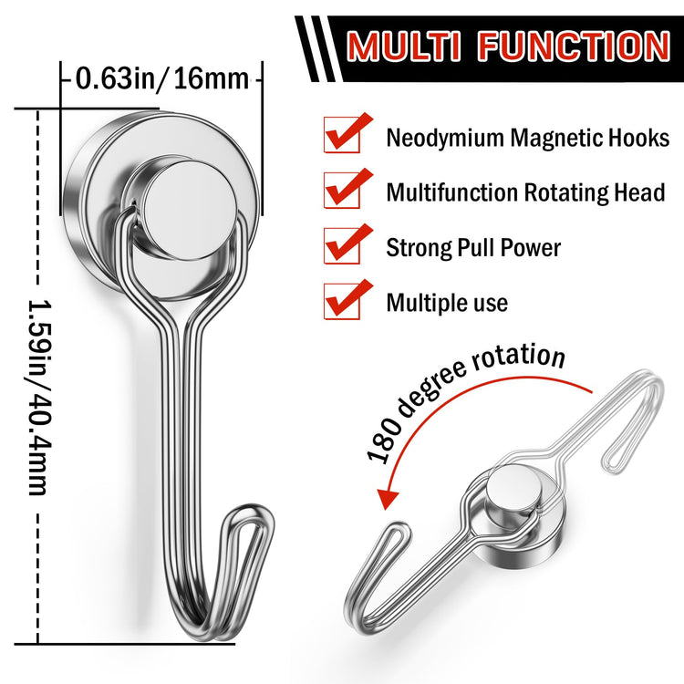 Magnetic Hooks (20 Count)