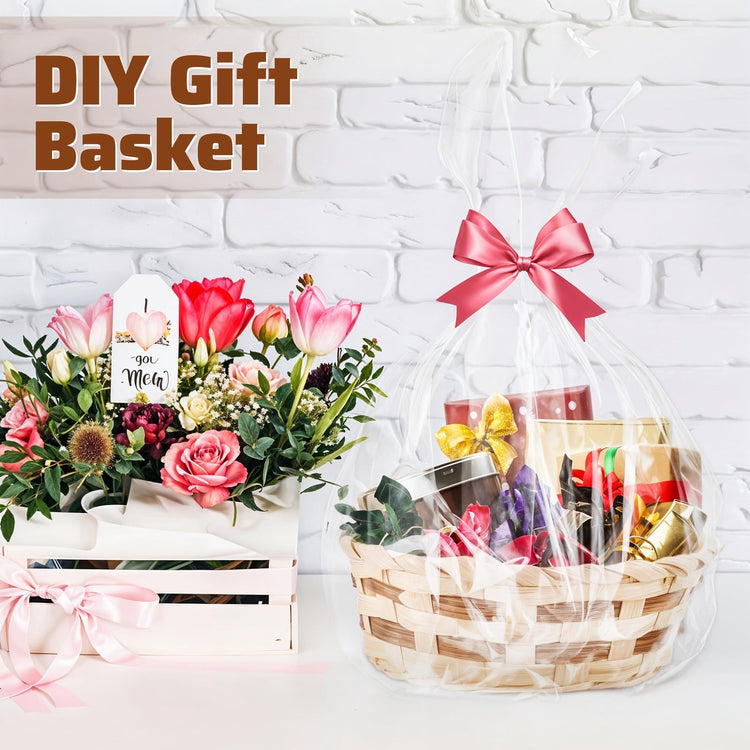 12 Pack Round Gift Baskets (12 Count)