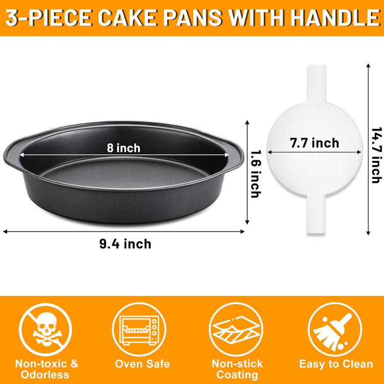 8 Inch Cake Pan (3 Count)