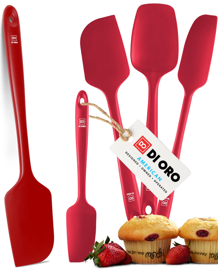 DI ORO Silicone Spatula Set (5 Count)