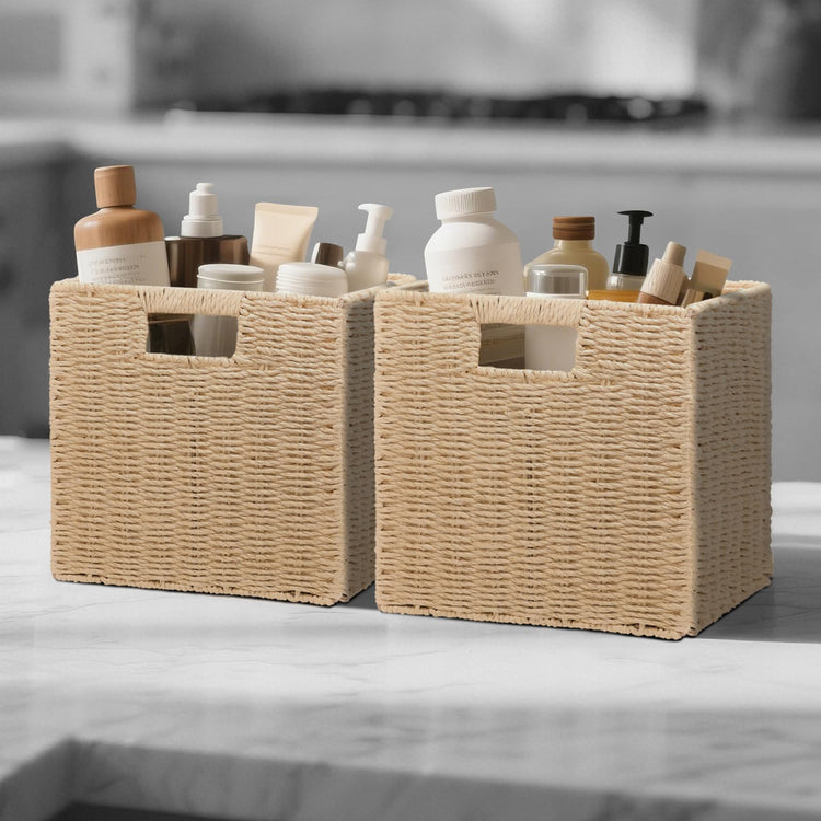 Wicker Storage Baskets for Organizing (4.8 pound(s))