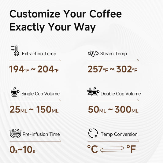 H10A 58mm Espresso Machine