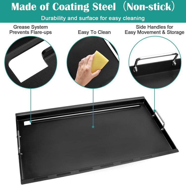 Full Size Griddle Inserts for Weber Genesis II 400 Series Grills