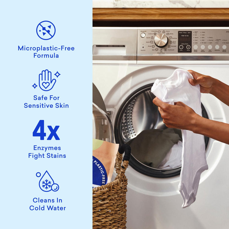 100% Plastic Free Laundry Detergent Tablets (60 Count)
