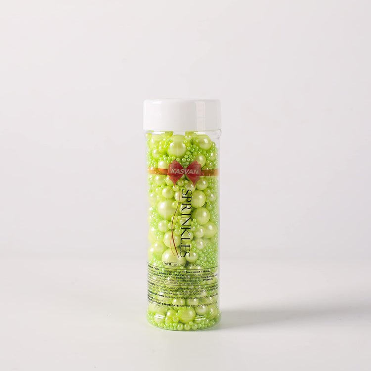 Halloween Green Pearl Sugar Sprinkles (4.58 Ounce)
