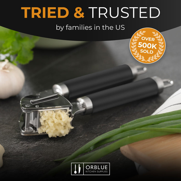 Garlic Press and Peeler Set