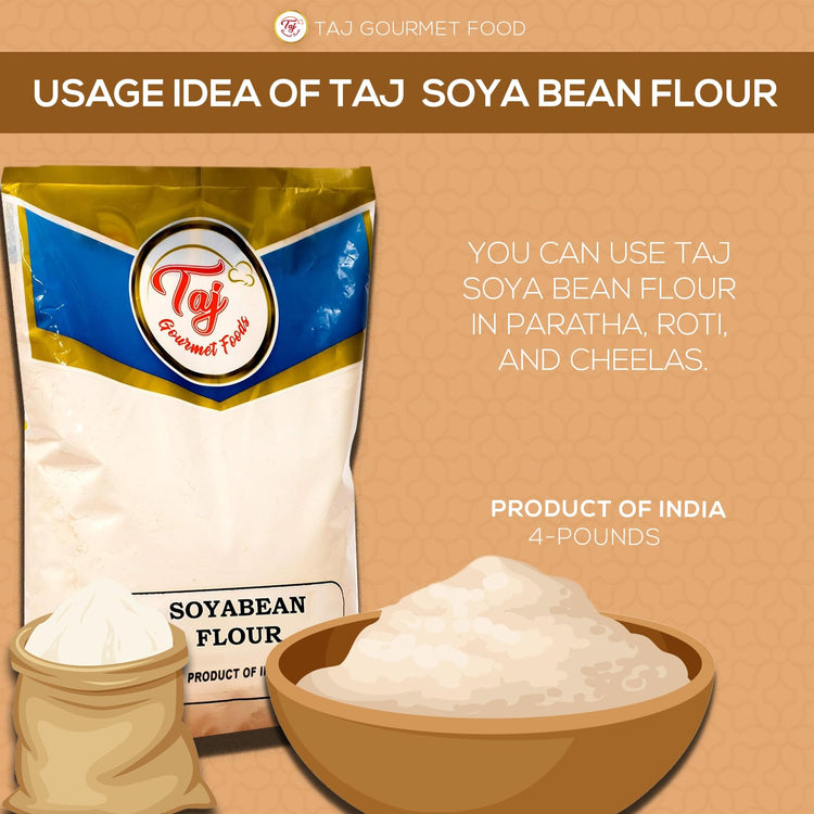 TAJ Soya Bean Flour (64 Ounce)