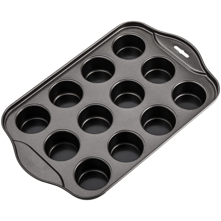2 Pack 12 Cavity Mini Cheesecake Pan with Removable Bottom (2 Count)