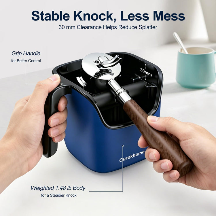 Espresso Knock Box with Lid