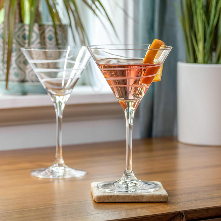 Twist Martini Glass (2 Count)