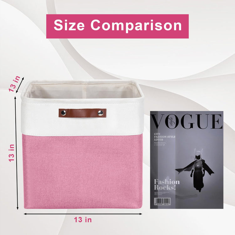 13x13 Cube Storage Bins (4 Count)