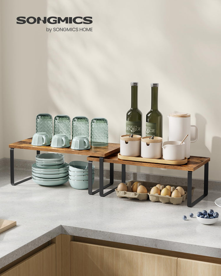 Cabinet Organizer Shelf (4 Count)