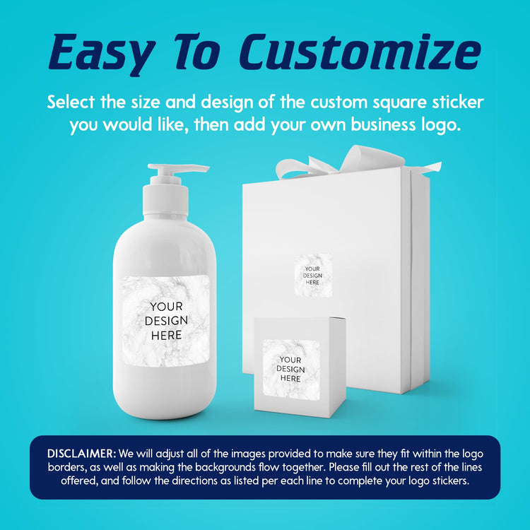 Custom Vinyl Stickers Your Image (100 Count)