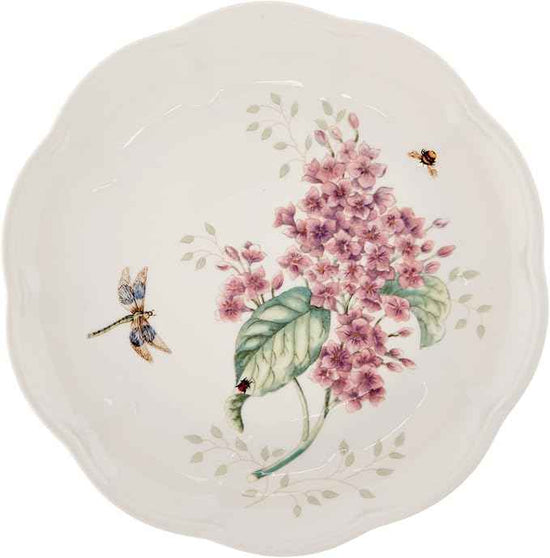 Lenox Dinnerware Set, Butterfly Meadow 18-Piece Set, Service For 6, White Porcelain, Butterfly And Flower Designs, Plates And Bowls Sets, Dishwasher Safe, Home & Kitchen (18 Pieces, Assorted)