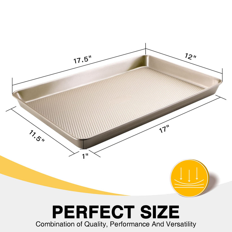 Half Cookie Sheet Pan for Baking