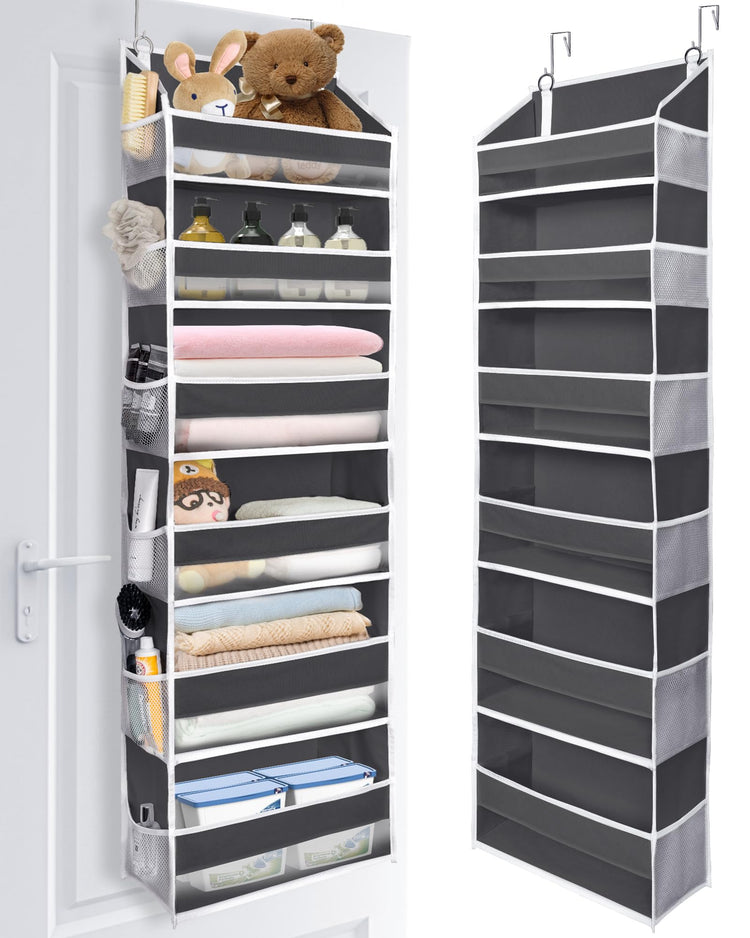 Over The Door Organizer with 6 Large Pockets 12 Side Pockets