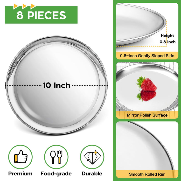 10 Inch Pizza Pan (8 Count)