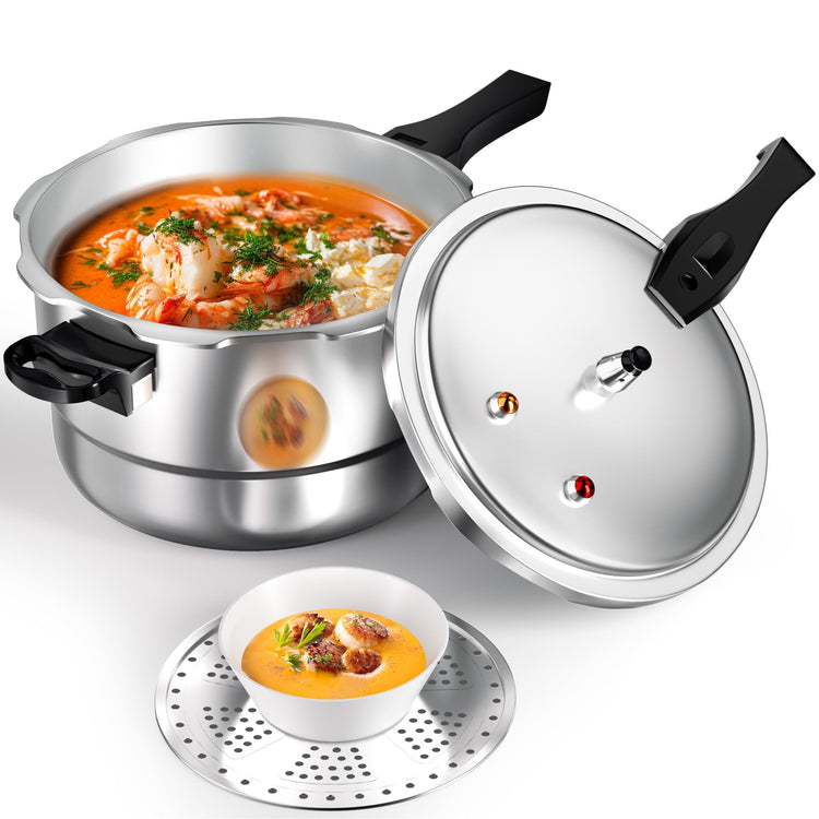 10Qt Aluminum Pressure Cooker w