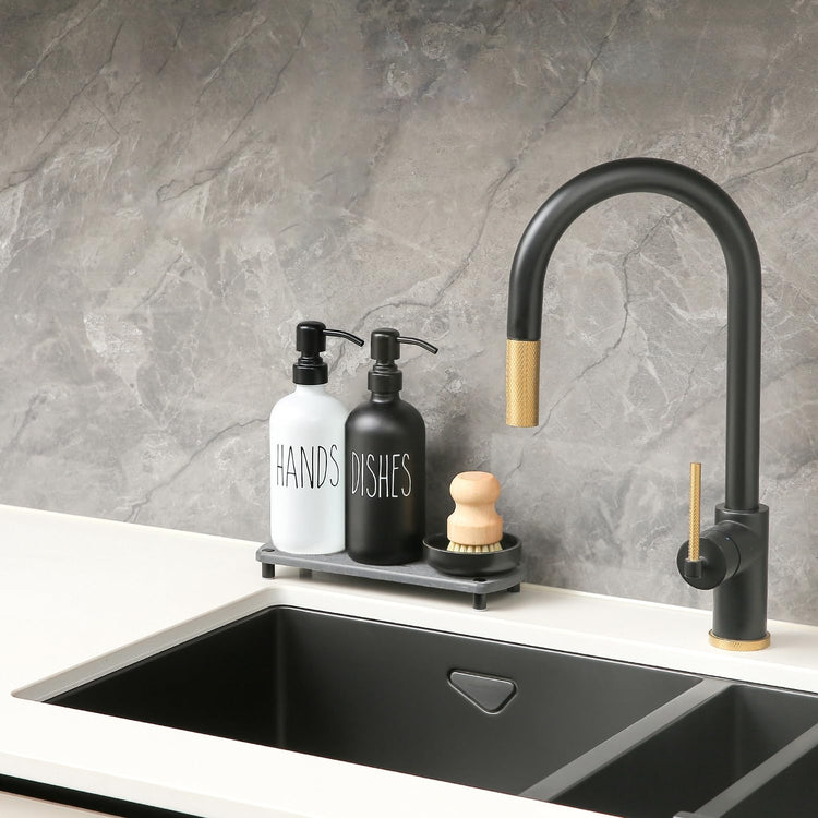 Soap Dispenser for Kitchen Sink Comes with Stainless Pumps