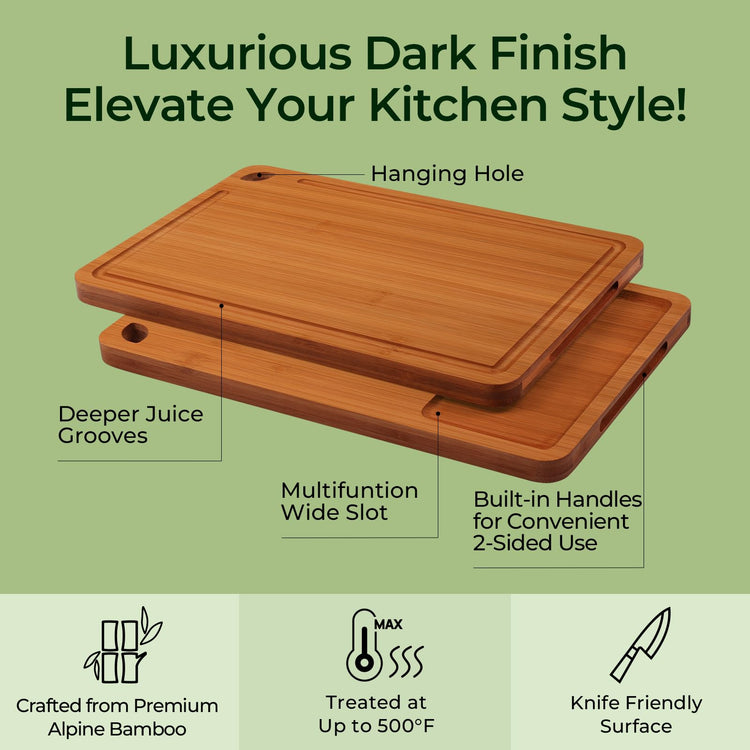 Bamboo Cutting Board (3 Count)