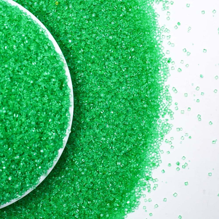 Green Sanding Sugar Sprinkles (3.2 Ounce)