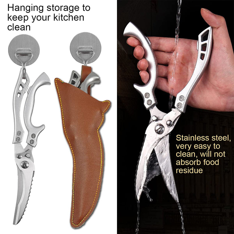 Upgrade Heavy Duty Stainless Steel Kitchen Scissors