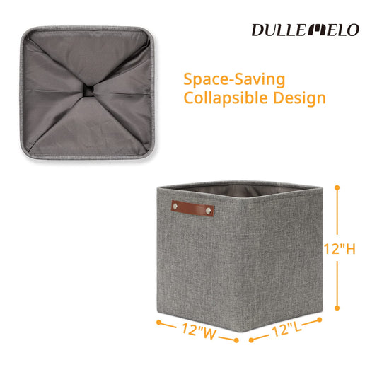 12 inch Cube Storage Bins (4 Count)